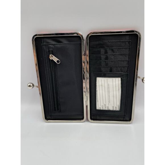 Disney Minnie Mouse Long Red Wallet With Kiss Lock New Without Tags- VERY RARE! - Picture 5 of 8